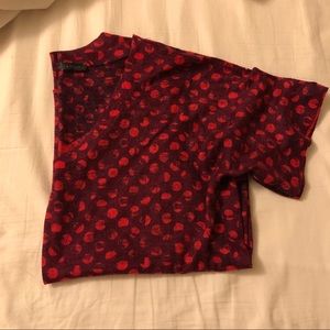 Short Sleeve Polka Dot Top